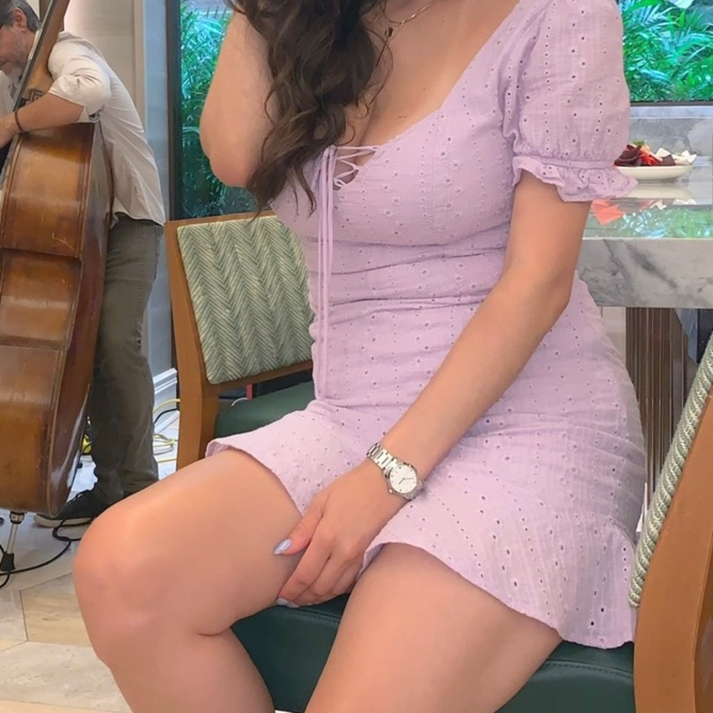 Aqua Lavender Dress